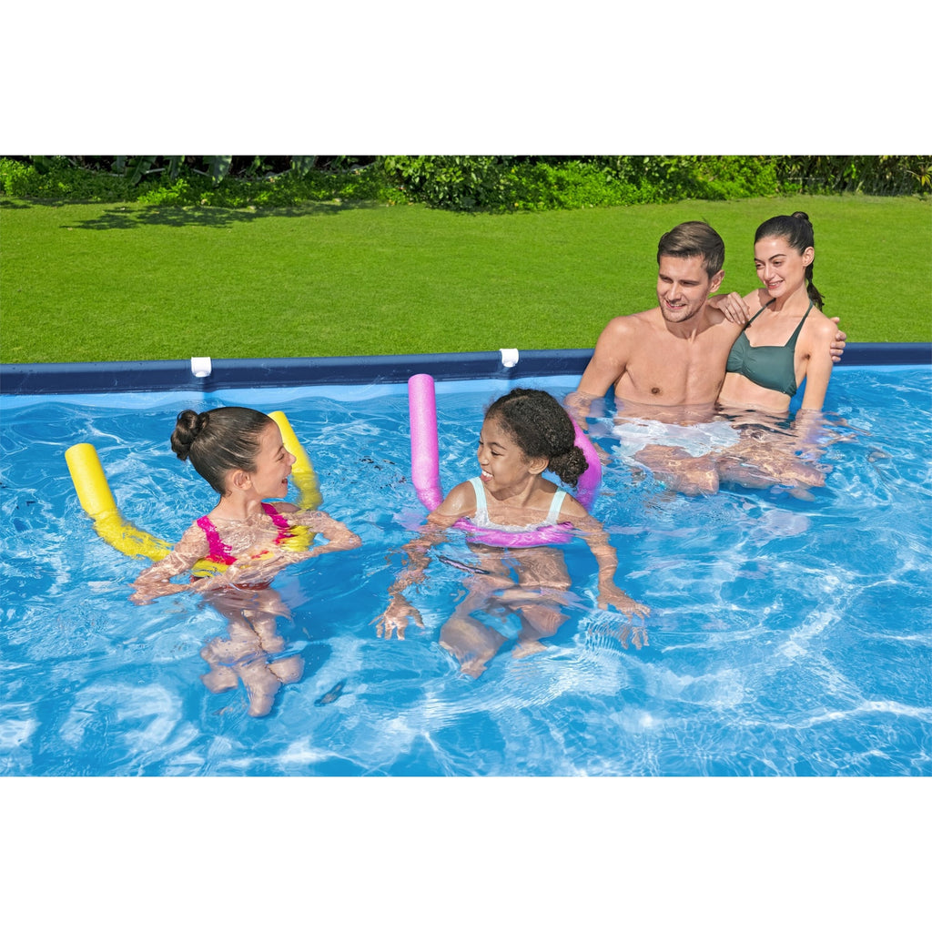 Open Box Bestway 13 ' x 32  Rectangular Above Ground Swimming Pool, Blue