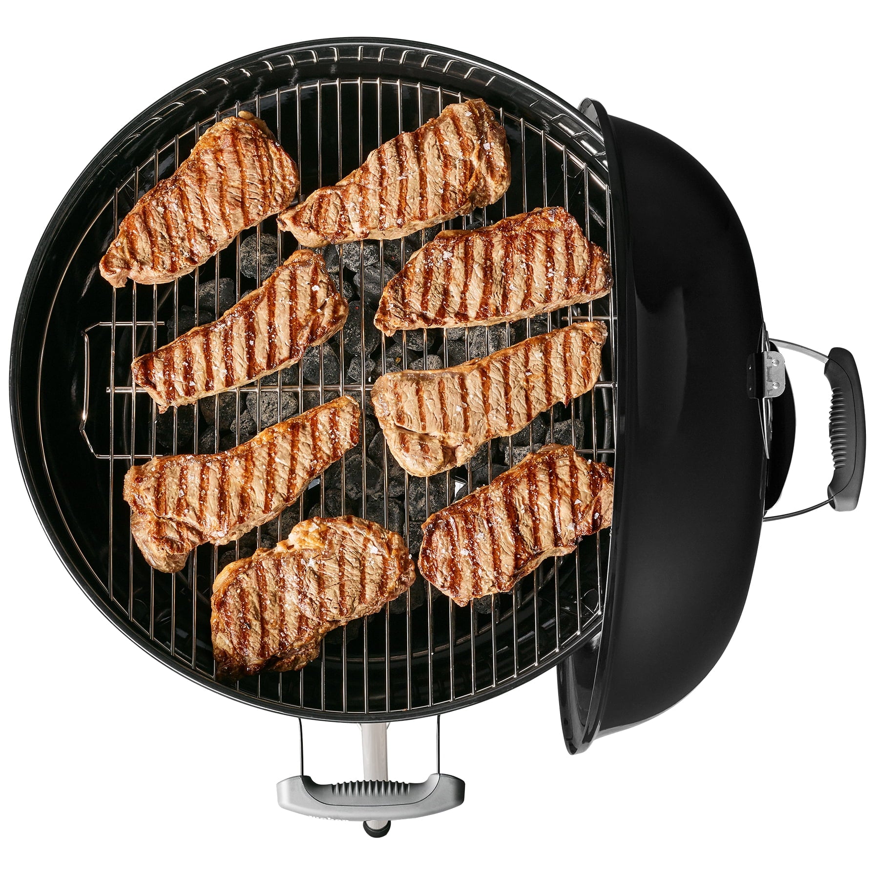 Weber Original Charcoal Grill, 22 Inch Kettle Charcoal Grill, Black
