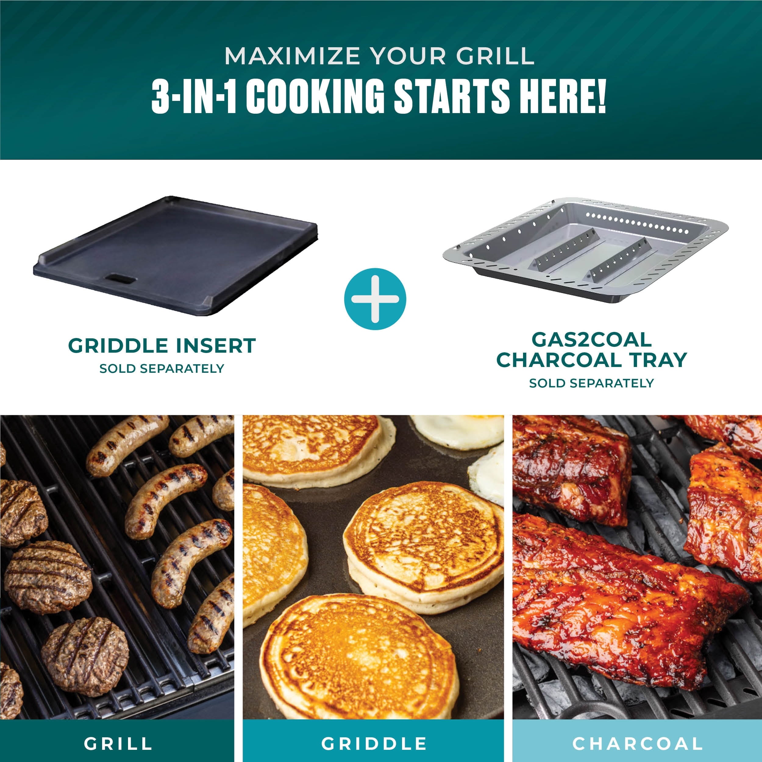 Charbroil Gas Grill, Performance Series FlavorMax 4 Burner Grill with Side Burner, Black