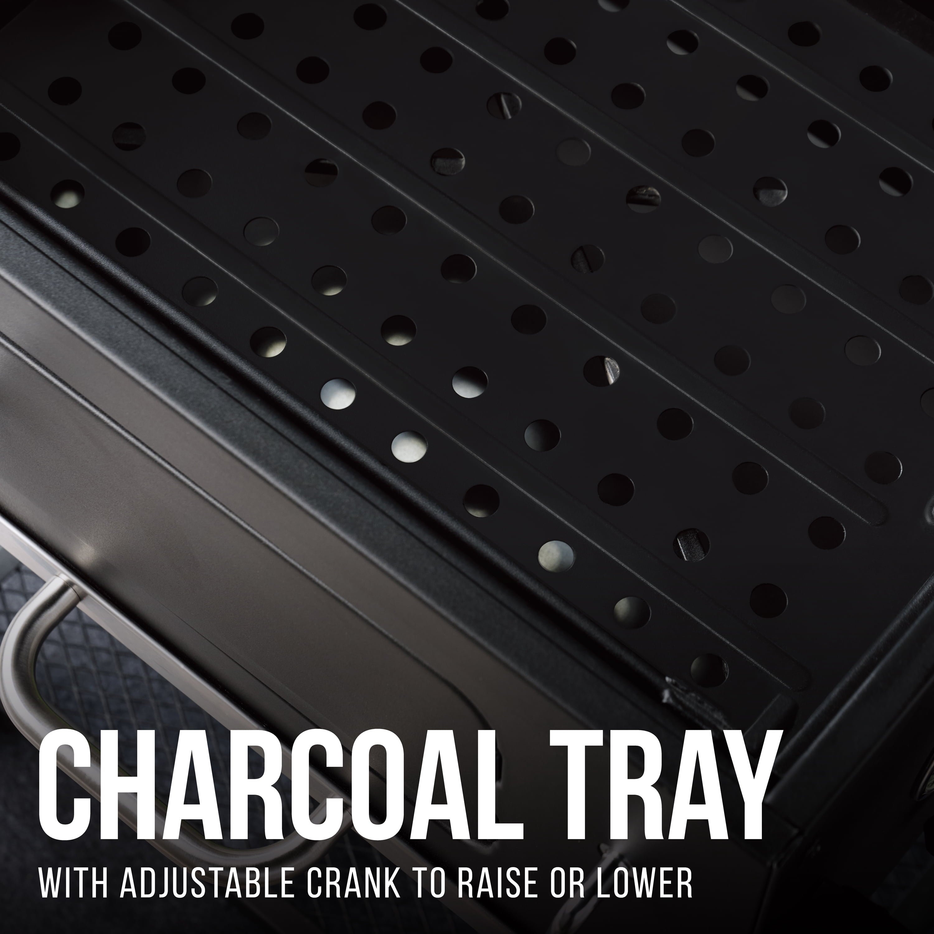 Expert Grill Charcoal Grill, 24 Inch Heavy Duty Charcoal Grill with Wheels, Black