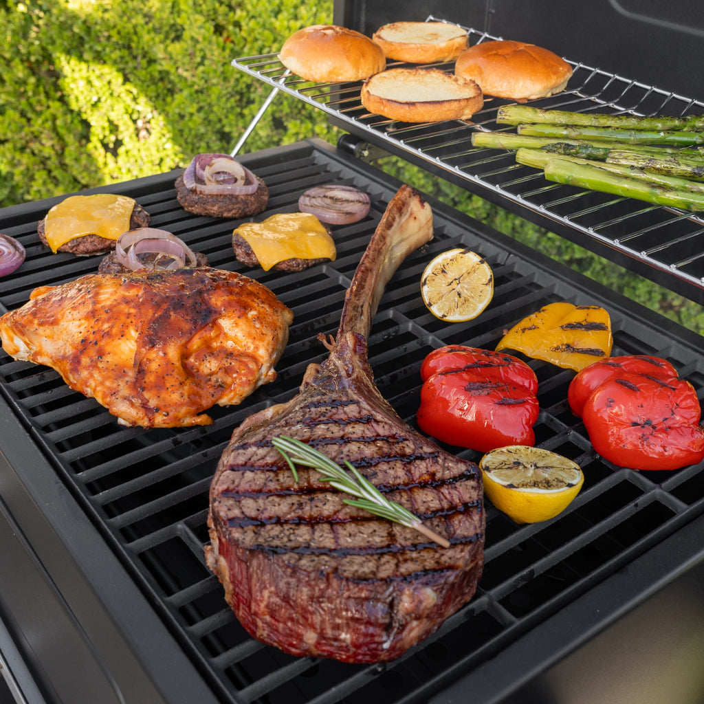 Expert Grill Charcoal Grill, 24 Inch Heavy Duty Charcoal Grill with Wheels, Black