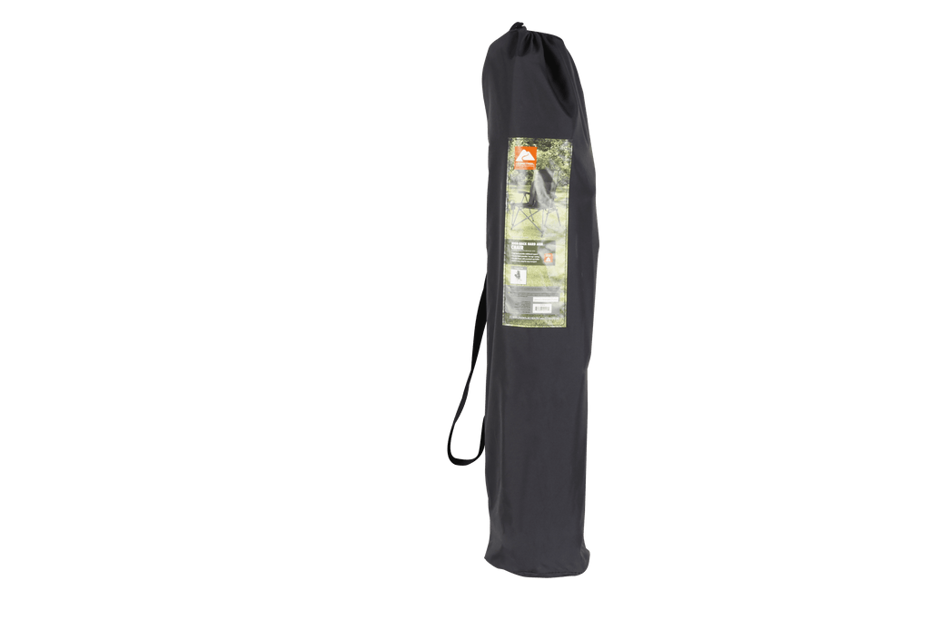 Ozark Trail High Back Hard Arm Camping Chair, Adult, Gray
