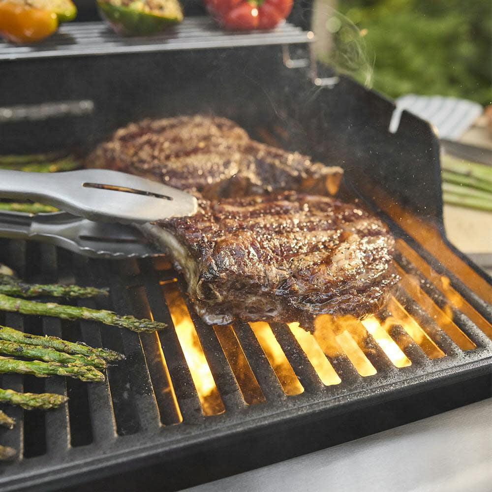 Weber Spirit Gas Grill, E-425 4 Burner Propane Gas Grill with Wheels, Black