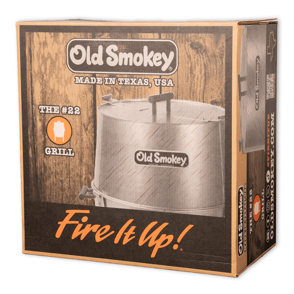 Old Smokey 18 inch Portable Charcoal Grill, Durable Steel BBQ Grill