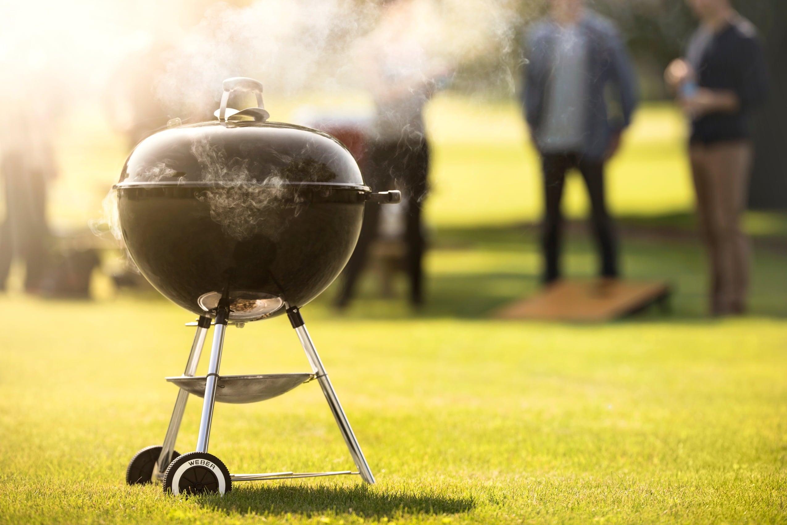Weber Original Charcoal Grill, 22 Inch Kettle Charcoal Grill, Black