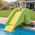 FashionCha Pool Slide Inflatable Water Slide for Kids for above Ground Pool Sports Yard