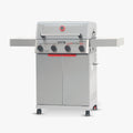 Monument Grills 4 Burner Propane Gas Grill ,Stainless Steel Outdoor Patio Barbecue Grill with Folding Shelves and Flip Rack, Mesa II 410BZ