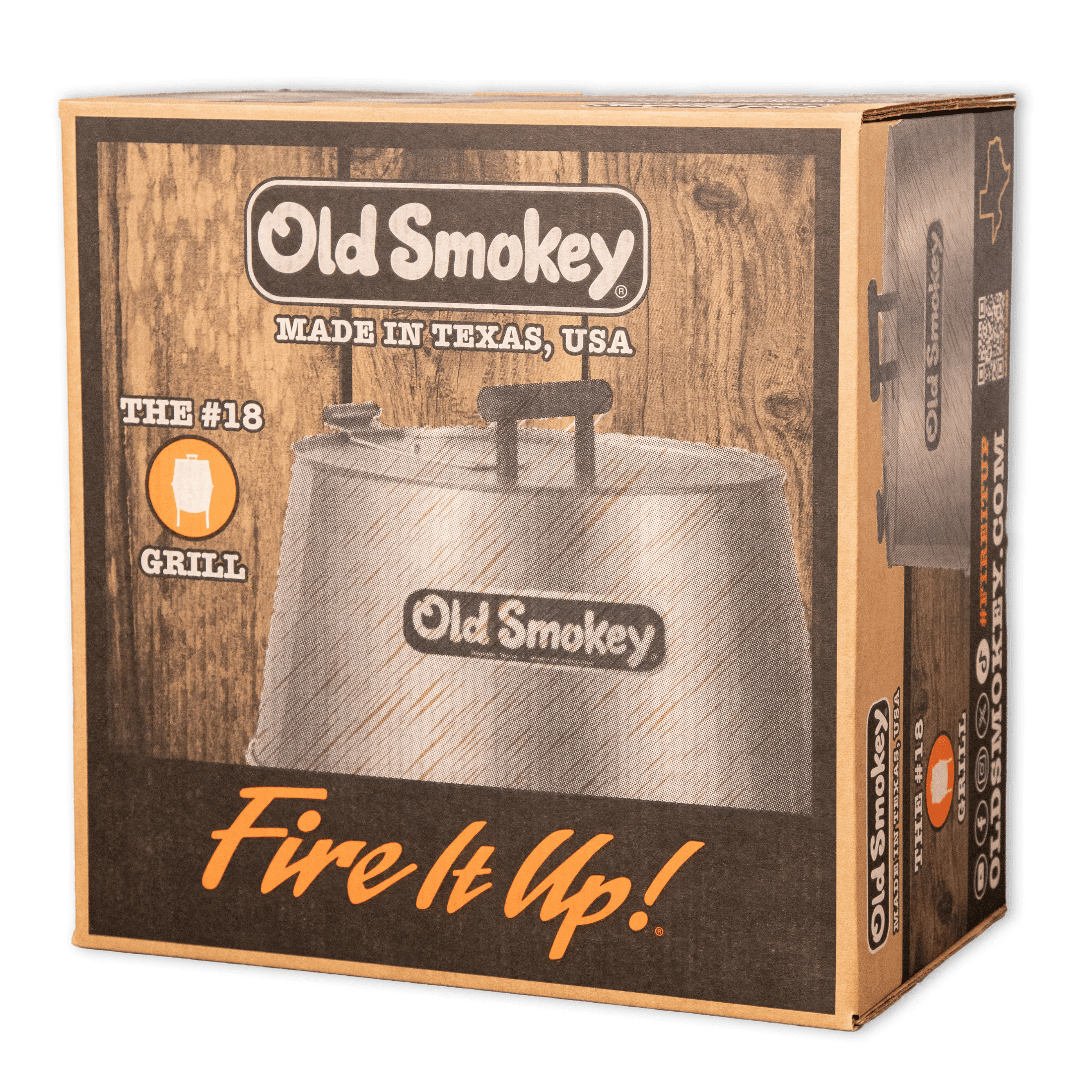 Old Smokey 18 inch Portable Charcoal Grill, Durable Steel BBQ Grill