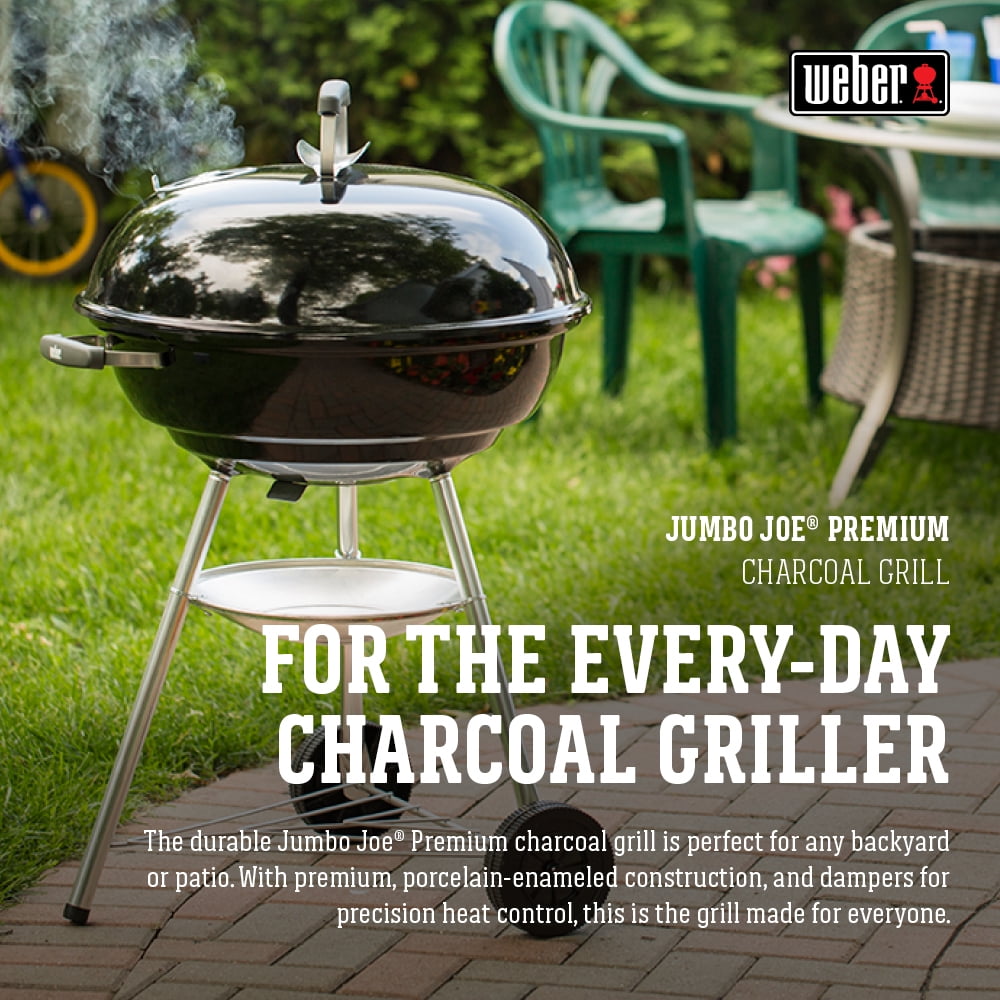 Weber Jumbo Joe Premium 22 Black Charcoal Grill