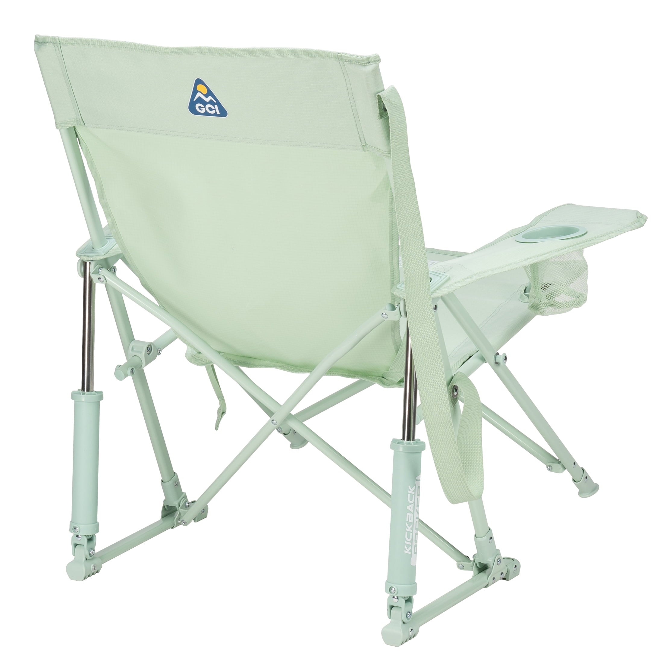 GCI Outdoor Kickback Rocker Low Profile Rocking Camp Chair, Summer Floral