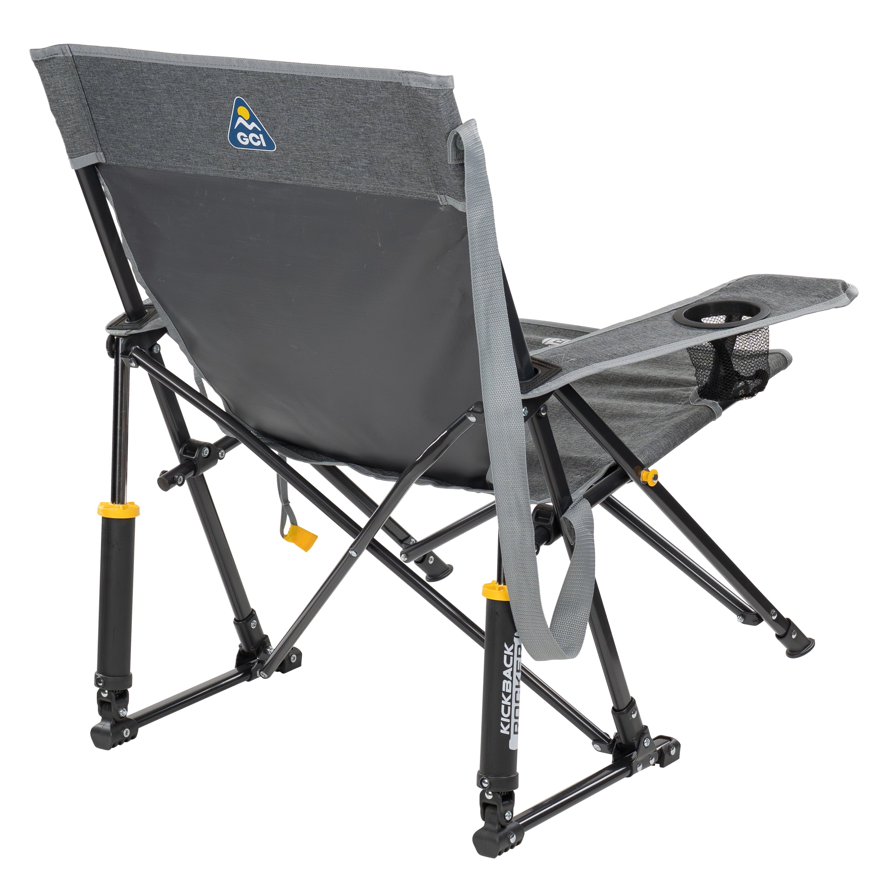 GCI Outdoor Kickback Rocker Low Profile Rocking Camp Chair, Summer Floral